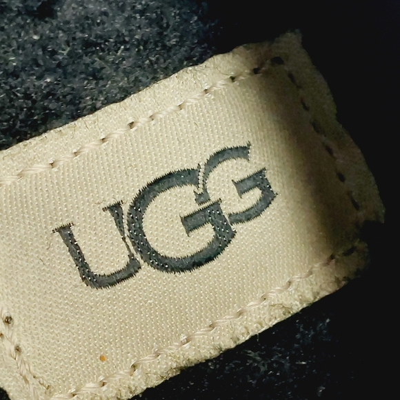 Ugg Neumel Black Suede Lace Up Round Toe Ankle Boots K310 - Picture 9 of 14